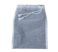 Bolsas de leche de nueces reutilizables de 4 tamaños de micrones, bolsa de malla de nailon para colar coladores de leche de yogur para filtro de café frío (color: malla 200 de 75 micras, tamaño: 30 x