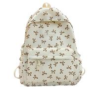 Bolsas de libros para adolescentes en la escuela, mochila con hebilla | Loop Loop Pattern Teen Girl Book Bag | Mochila universitaria, mochila diaria de viaje casual, gran capacidad para, caqui, Se