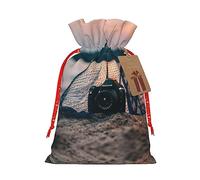 Bolsas de lona con estampado de estrellas de mar, reutilizables, para artículos a granel, varios tamaños para todas las ocasiones
