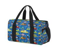 Bolsas de lona deportivas con diseño de animales de dibujos animados para niños, niñas, niños, mujeres, hombres, lindas bolsas de viaje para fin de semana, para llevar al gimnasio, bolsas de lona