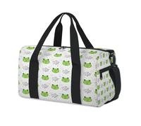 Bolsas de lona deportivas con diseño de rana para niños, niñas, mujeres, hombres, diseño de rana para la noche, fin de semana, bolsa de viaje, gimnasio, bolsa de lona casual