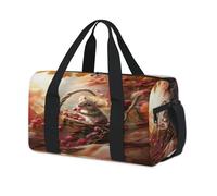 Bolsas de lona deportivas con diseño de ratón, diseño de bayas otoñales para niños, niñas, mujeres, hombres, para fin de semana, para viajes, gimnasio, uso casual