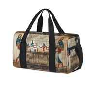 Bolsas de lona deportivas con estampado del antiguo Egipto para niños, niñas, mujeres, hombres, para fin de semana, para viajes, gimnasio, uso casual