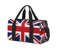 Bolsas de lona deportivas con la bandera del Reino Unido para niños, niñas, mujeres, hombres, bandera británica, bolsa de viaje para fin de semana, bolsa de viaje para llevar al gimnasio, bolsas de
