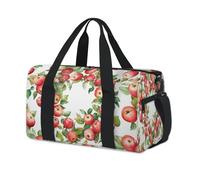 Bolsas de lona deportivas con patrón de hojas de manzanas para niños, niñas, mujeres, hombres, para pasar la noche, fin de semana, bolsa de viaje para llevar al gimnasio, bolsas de lona casuales