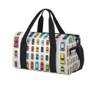 Bolsas de lona deportivas con temática de Cars para niños, niñas, mujeres, hombres, para fin de semana, para viajes, gimnasio, uso casual