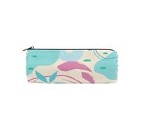 Bolsas de lona estéticas para lápices simples para la escuela universitaria, productos de oficina y suministros escolares de 8 x 3 x 3 pulgadas