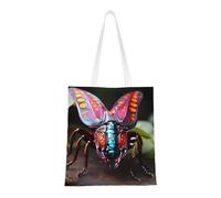 Bolsas de lona ligera con asas dobles, elegante bolsa de mano para mujer, perfecta para ir de compras, trabajar y llevar todos los días.