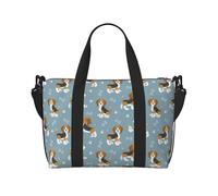 Bolsas de lona para llevar durante la noche, para el fin de semana, para mujer, diseño de perro Beagle, bonita bolsa de viaje, bolsa de viaje, bolsa deportiva para gimnasio para hombres y mujeres