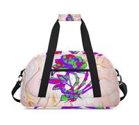 Bolsas de lona para niños con diseño de calavera rosa de mármol para niñas y niños, bolsa de viaje de 24 L para gimnasio, bolsa de práctica, color, 24 L, Organizador de bolsas