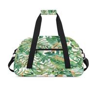 Bolsas de lona para niños con estampado de palmera tropical, bolsa de viaje de fin de semana para la noche, 24 L, bolsa de deporte para gimnasio, práctica, color, 24 L, Organizador de bolsas