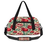 Bolsas de lona para niños y niñas, con estampado de granada, ligera, deportiva, para el gimnasio, para niños, para llevar durante la noche, para fin de semana, viajes, baile, etc, Granada de frutas