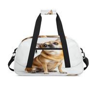 Bolsas de lona para perros chihuahua para mujeres, hombres, niños y niñas, bolsa de viaje para fin de semana, bolsa de viaje de 24 L, bolsa de deporte para gimnasio, bolsa de práctica, color, 24 L,