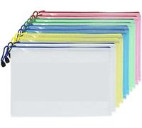 Bolsas de malla con cremallera, Documento De Bolsa Malla Con Cremallera A5 for Almacenar Suministros Oficina