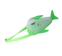 Bolsas de malla de tiburón para coleccionar conchas de gran capacidad, plegable, para juguetes de de roca, niños, familia, chico, verano, vacaciones, piscina, viajes, natación, lago