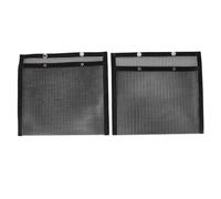 Bolsas de malla para barbacoa, bolsas reutilizables de fibra de vidrio resistentes al calor para asar verduras, barbacoas, Picnics y acampadas, 2 uds.