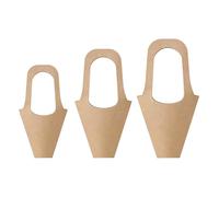 Bolsas de manga de flores, juego de envoltura de cono de ramo desechables, fundas de embalaje de regalo con asa portátil, elegantes envolturas de presentación floral, decoración de eventos, uso para