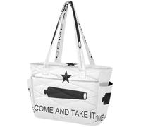 Bolsas de mano para mujer de 15.6 pulgadas, bolsa de mano para laptop, gimnasio, viajes, trabajo, bolsa hinchada ligera para mujer, bandera de Texas, Come and Take It