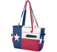 Bolsas de mano para mujer de 15.6 pulgadas, bolsa de mano para laptop, gimnasio, viajes, trabajo, bolsa hinchada ligera para mujer, bandera de Texas, Come and Take It