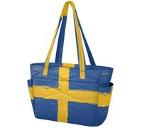 Bolsas de mano para mujer de 15.6 pulgadas, bolsa para laptop, gimnasio, viajes, trabajo, bolsa hinchada, ligera, para mujer, pintura al óleo, bandera de Suecia