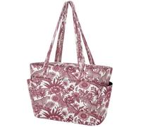 Bolsas de mano para mujer de 15.6 pulgadas, bolsa para laptop, gimnasio, viajes, trabajo, bolso de mano ligero para mujer, mono, leopardo, selva asiática, toile con flor