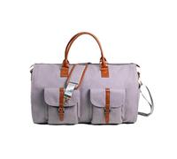 Bolsas de mano para ropa, 56 x 33 x 32 cm, impermeables, de gran capacidad, multifuncional, con cremallera, bolsas de viaje portátiles con múltiples bolsillos para viajes, Negro, Refer to description