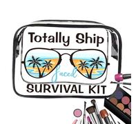 bolsas de maquillaje brillantes - Organizador de cremallera de PVC | impermeable para cosméticos y artículos de | Bolsa de viaje transparente para, piscina, gimnasio o vacaciones - Cosmé