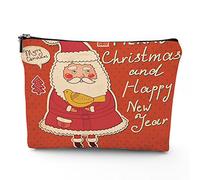 Bolsas de maquillaje con temática floral, bolsa de maquillaje de viaje, flores florecientes con primavera verde, para mujer, bolsa de cosméticos grande de lino, organizador de maquillaje, bolsas de