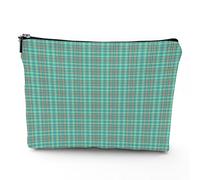 Bolsas de maquillaje de lino para mujer, diseño vintage de Constitution America 4 de julio, bolsa de cosméticos, bolsa de aseo de viaje, impermeable, bolsa de maquillaje para bolso, marrón, 7 x 9