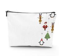 Bolsas de maquillaje de lino para mujer, diseño vintage de Constitution America 4 de julio, bolsa de cosméticos, bolsa de aseo de viaje, impermeable, bolsa de maquillaje para bolso, marrón, 7 x 9