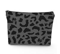 Bolsas de maquillaje de lino para mujer, diseño vintage de Constitution America 4 de julio, bolsa de cosméticos, bolsa de aseo de viaje, impermeable, bolsa de maquillaje para bolso, marrón, 7 x 9