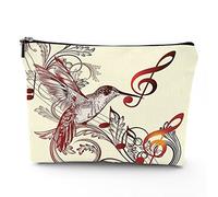 Bolsas de maquillaje de mano contra el mal de ojo, bolsa de maquillaje de viaje, manos coloridas con tercer mal de ojo, para mujeres, bolsa de cosméticos grande, organizador de maquillaje de lino,