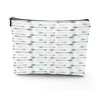 Bolsas de maquillaje de mano contra el mal de ojo, bolsa de maquillaje de viaje, manos coloridas con tercer mal de ojo, para mujeres, bolsa de cosméticos grande, organizador de maquillaje de lino,