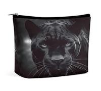 Bolsas de maquillaje de viaje de piel sintética con cremallera, bolsa de aseo grande para mujer, impermeable, portátil, organizador de maquillaje, bonita bolsa con cremallera