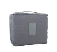 Bolsas de maquillaje impermeables de gran capacidad para mujeres, organizador de artículos esenciales de viaje, accesorios de viaje para cosméticos, el mejor regalo para personas que viajan/22, Gray,