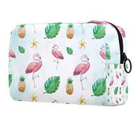 Bolsas de maquillaje para mujer Grenn con patrón de bambú, estuche de viaje con cremallera, organizador portátil de artículos de tocador para adolescentes y niñas, Multicolor 09, 18.5x7.5x13cm/7.3x3x5.1in