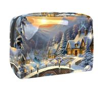 Bolsas de maquillaje para mujer, neceser para hombres, bolsa de cosméticos de viaje, C70f9nx1cft, 7.3x3x5.1 in, Duradero