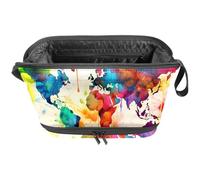 Bolsas de maquillaje para mujer, neceser para hombres, bolsa de cosméticos de viaje, E50w5lg1nao, 10.6x5.9x5.5 in, moda