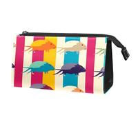 Bolsas de maquillaje para mujer, neceser para hombres, bolsa de cosméticos de viaje, F15c6xl4agp, 4.5x8x2.6 in, Moderno