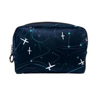 Bolsas de maquillaje para mujer, neceser para hombres, bolsa de cosméticos de viaje, H75q1na3ylr, 7.3x3x5.1 in, Moderno