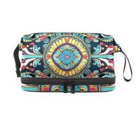 Bolsas de maquillaje para mujer, neceser para hombres, bolsa de cosméticos de viaje, M82c1qt3fis, 10.6x5.9x5.5 in, Multiusos