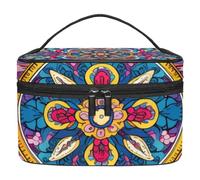 Bolsas de maquillaje para mujer, neceser para hombres, bolsa de cosméticos de viaje, R17s3eq0nrg, 8.9x5.9x5.4 in, Moderno