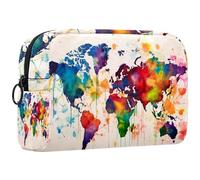 Bolsas de maquillaje para mujer, neceser para hombres, bolsa de cosméticos de viaje, X04m4io8mff, 7.3x3x5.1 in, Multiusos