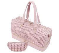 Bolsas de maternidad de gran capacidad, de pañales, cambiadora, cesta de almacenamiento impermeable para guardería con bolsillo aislado para, Pink, se beskrivning