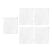 Bolsas De Medios Filtrables Acuario - 5 Uds Bolsas De Malla De Poliéster Para Filtración | Bolsas de Filtro Reutilizables De Roca Volcánica De Cerámica De Carbón Activo | Adecuado Para Tanques