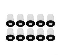 Bolsas de microfibra de 3 capas con cierre automático para Numatic para HENRY Quick NQ100 Hen100 HET100 HET100 Bolsas de repuesto blanco (4 unidades) (10 unidades)