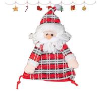 Bolsas De Muñecas De,Bolsas De Tela Lindas De - Bolsas para muñecas de Papá Noel Bolsas de regalos navideños - Bolsas lindas del regalo del cordón reutilizable de la decoración de la para el día de f