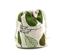 Bolsas de muselina de algodón 20 piezas/lote Multi diseños bolsas de algodón 9x12 8x10cm pequeño lino cordón bolsa de regalo abalorios de muselina bolsas de embalaje de joyería (Color: C8, tamaño: