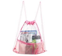 Bolsas de muslo - bolso | Mochila de de cuerda | Mochila de viaje impermeable transparente | Paquete atlético impermeable para gimnasio de baño en la playa de viaje para niños bam, rosa