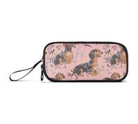 Bolsas de nailon para perros salchichas marrones para niños de alta capacidad para adolescentes y niñas, bolsa de papelería para niños universitarios